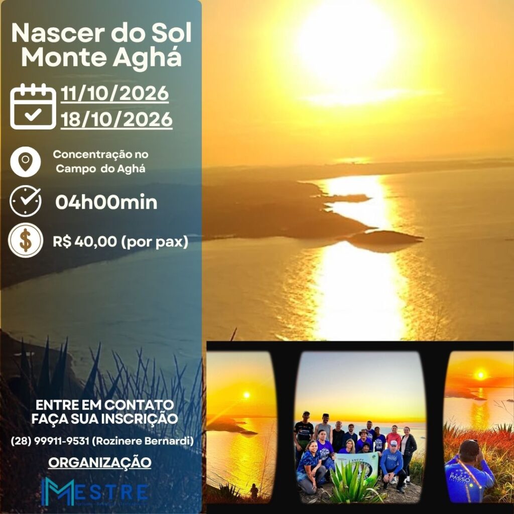 Nascer do Sol no Monte Aghá